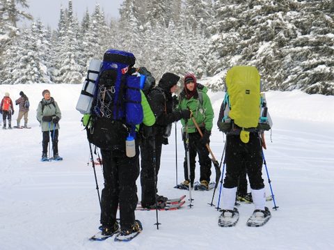 Photo from Snowshoeing, Guskewau Lake, Algonquin