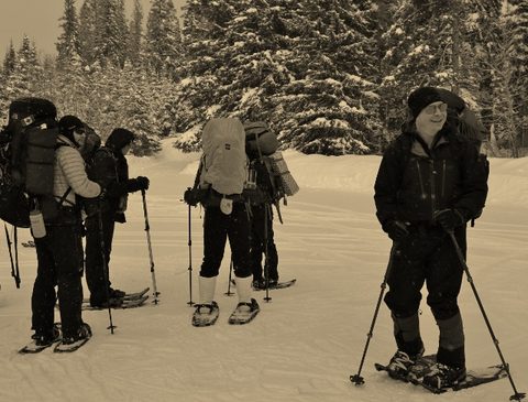 Photo from Snowshoeing, Guskewau Lake, Algonquin