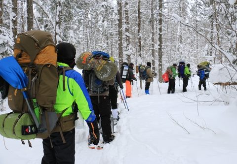 Photo from Snowshoeing, Guskewau Lake, Algonquin