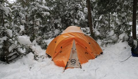 Photo from Snowshoeing, Guskewau Lake, Algonquin