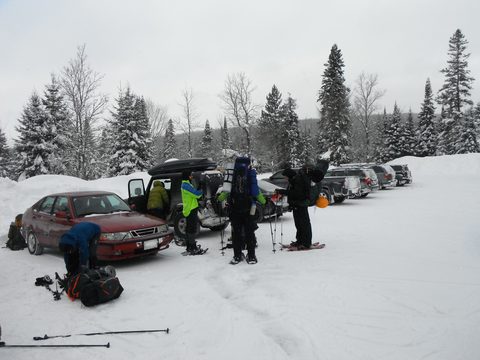 Photo from Snowshoeing, Guskewau Lake, Algonquin