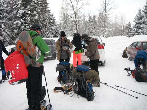 Photo from Snowshoeing, Guskewau Lake, Algonquin