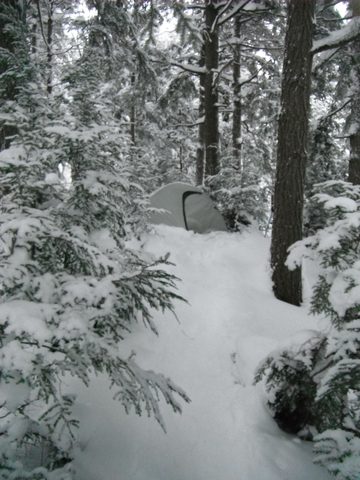 Photo from Snowshoeing, Guskewau Lake, Algonquin