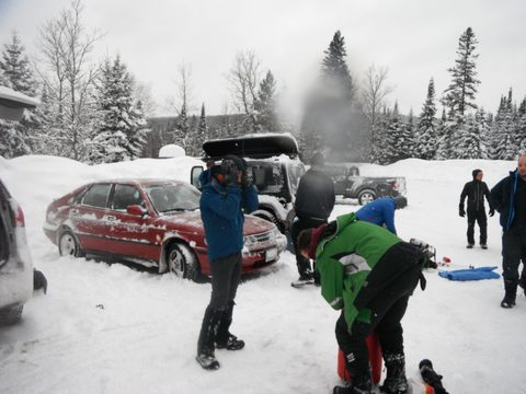 Photo from Snowshoeing, Guskewau Lake, Algonquin