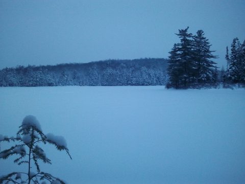 Photo from Snowshoeing, Guskewau Lake, Algonquin