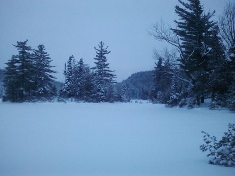 Photo from Snowshoeing, Guskewau Lake, Algonquin