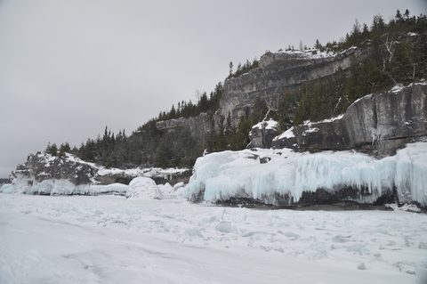 Photo from Snowshoeing, Bruce Peninsula National Park, 1.0