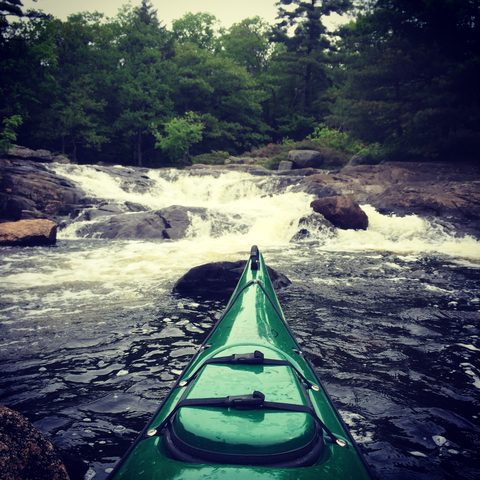 Waterfall across from Petes place