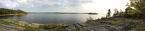 View from site 1038 at Killbear