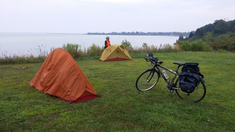 Photo from Bike Camping, Port Burwell, Lake Erie