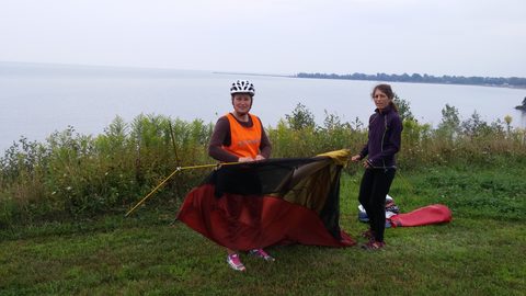 Photo from Bike Camping, Port Burwell, Lake Erie