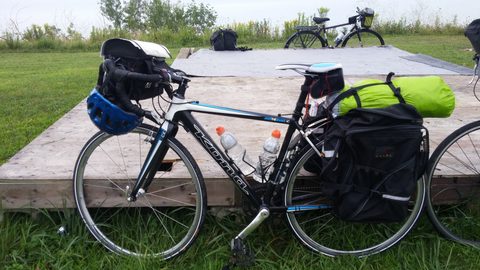 Photo from Bike Camping, Port Burwell, Lake Erie