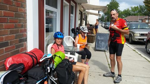 Photo from Bike Camping, Port Burwell, Lake Erie