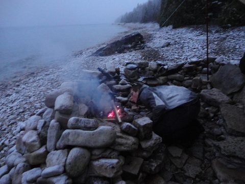 Photo from Backpacking, Reeds Dump, Bruce Trail, Lion's Head