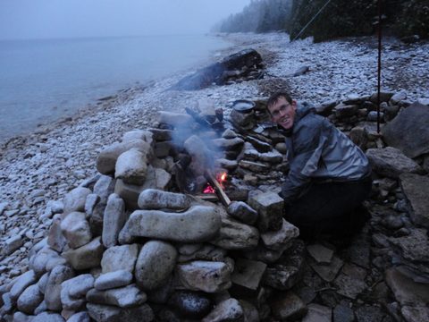 Photo from Backpacking, Reeds Dump, Bruce Trail, Lion's Head