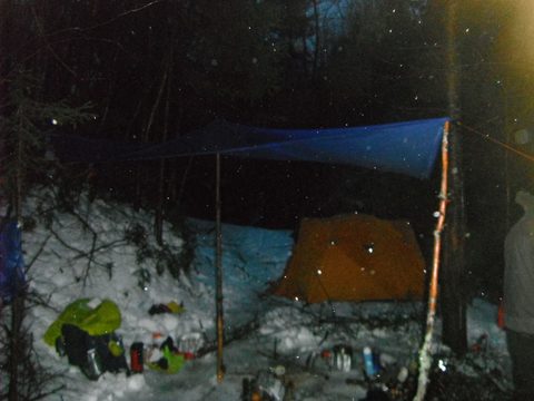 Photo from Snowshoeing Algonquin, Guskewau Lake