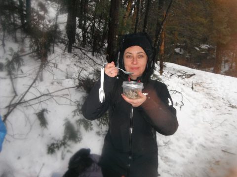 Photo from Snowshoeing Algonquin, Guskewau Lake
