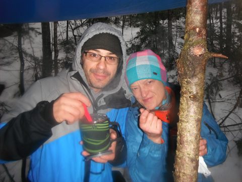 Photo from Snowshoeing Algonquin, Guskewau Lake