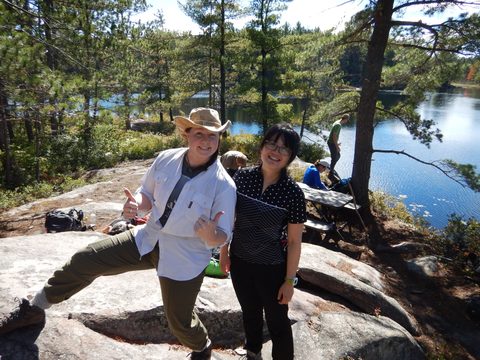 Photo from Trekking with Chev ~ @ Bon Echo: A Backpacking Adventure
