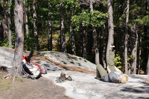 Photo from Trekking with Chev ~ @ Bon Echo: A Backpacking Adventure