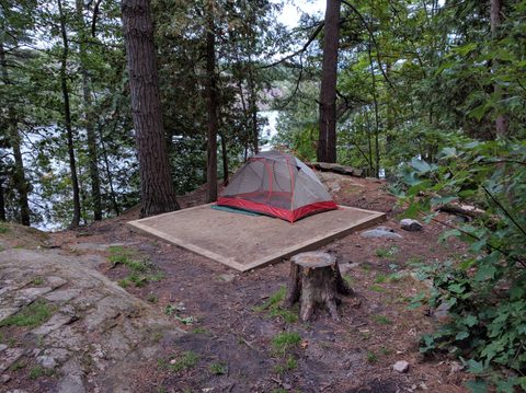 Photo from Trekking with Chev ~ @ Bon Echo: A Backpacking Adventure