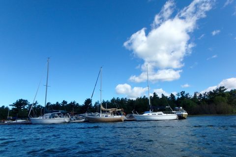 Photo from Paddling Painted - Kayaking out of Bayfield Inlet.