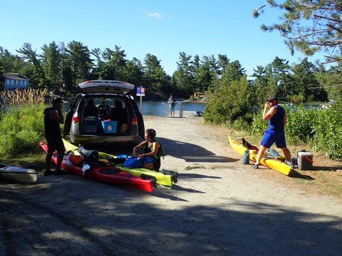 Photo from Paddling Painted - Kayaking out of Bayfield Inlet.