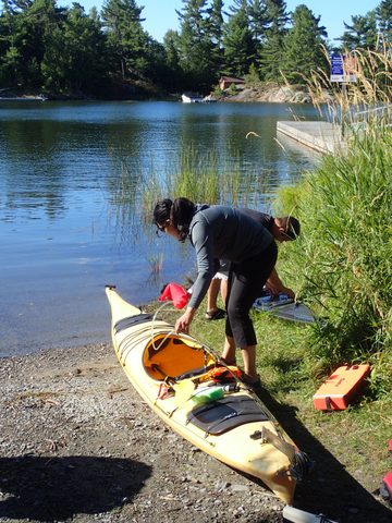 Photo from Paddling Painted - Kayaking out of Bayfield Inlet.