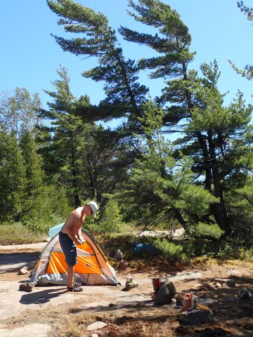 Photo from Paddling Painted - Kayaking out of Bayfield Inlet.