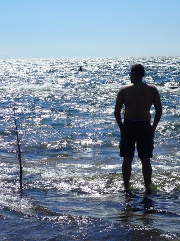 Photo from Paddling Painted - Kayaking out of Bayfield Inlet.