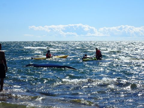Photo from Paddling Painted - Kayaking out of Bayfield Inlet.