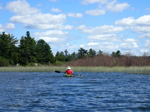 Photo from Paddling Painted - Kayaking out of Bayfield Inlet.