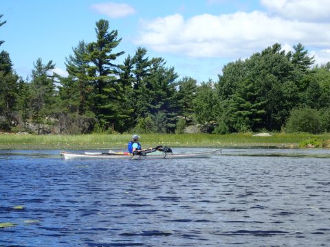 Photo from Paddling Painted - Kayaking out of Bayfield Inlet.