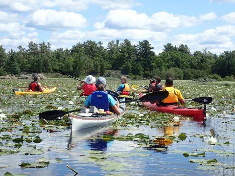 Photo from Paddling Painted - Kayaking out of Bayfield Inlet.