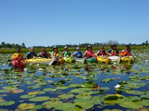 Photo from Paddling Painted - Kayaking out of Bayfield Inlet.