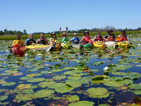 Photo from Paddling Painted - Kayaking out of Bayfield Inlet.