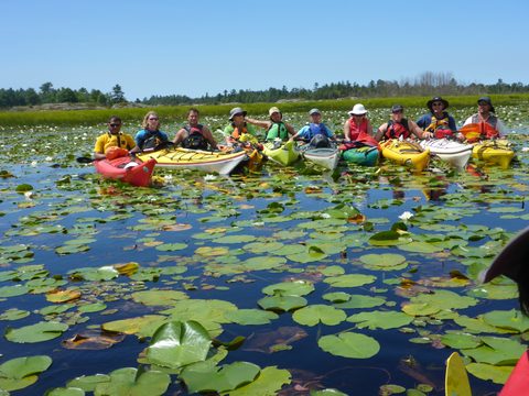 Photo from Paddling Painted - Kayaking out of Bayfield Inlet.