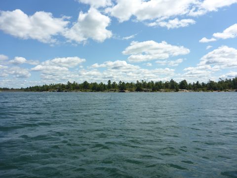 Photo from Paddling Painted - Kayaking out of Bayfield Inlet.