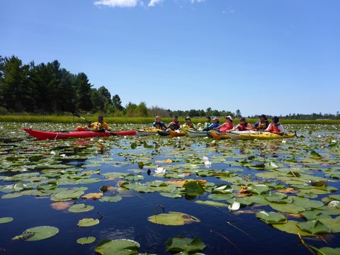 Photo from Paddling Painted - Kayaking out of Bayfield Inlet.