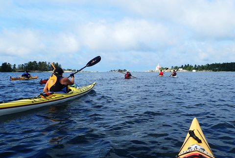 Photo from Kayak Skills on Franklin Island
