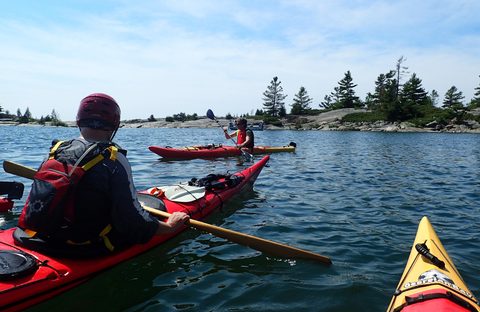 Photo from Kayak Skills on Franklin Island