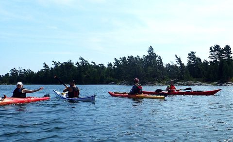 Photo from Kayak Skills on Franklin Island