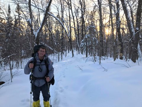 Photo from Snowshoeing Algonquin's Blue Diamond Loop for New Year's