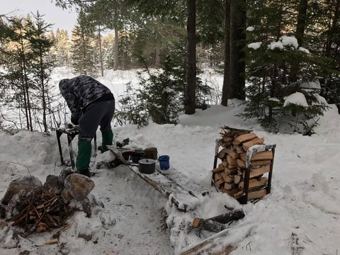 Photo from Snowshoeing Algonquin's Blue Diamond Loop for New Year's