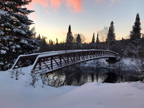 Photo from Snowshoeing Algonquin's Blue Diamond Loop for New Year's