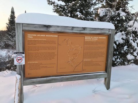 Photo from Snowshoeing Algonquin's Blue Diamond Loop for New Year's