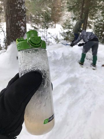 Photo from Snowshoeing Algonquin's Blue Diamond Loop for New Year's