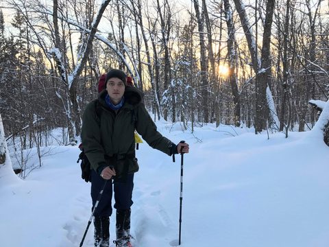 Photo from Snowshoeing Algonquin's Blue Diamond Loop for New Year's