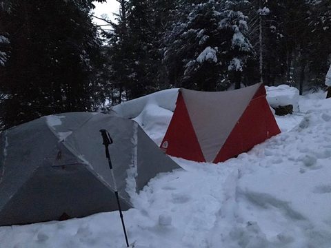 Photo from Snowshoeing Algonquin's Blue Diamond Loop for New Year's