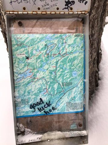 Photo from Snowshoeing Algonquin's Blue Diamond Loop for New Year's